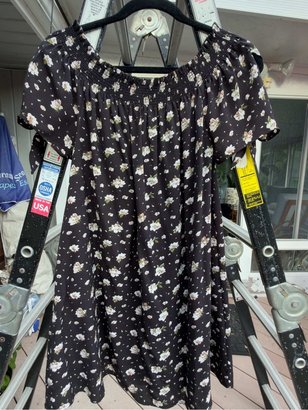 Ecru Lab Floral Dress